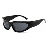 Lentes De Sol Gafas Aestheticenvolventes Negro Matte Unisex