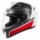 Casco Cerrado Hjc C10 Quartararo Rojo/negro Talla Xs-xl