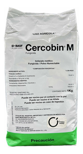 Cercobin  M Fungicida Tiofanato Metílico 1 Kg  Basf