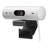 Webcam Camara Web Logitech Brio 500 Full Hd 1080p Blanco