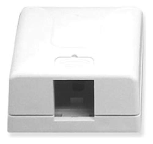 Surface Mount Box Elite De 1 Puerto, Color Blanco