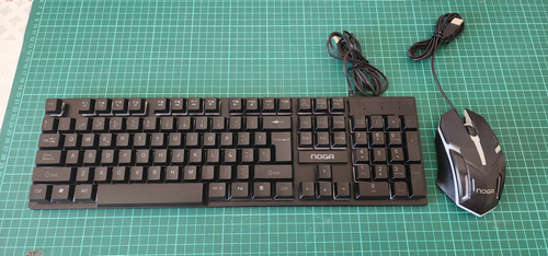 Kit Gamer Teclado Y Mouse Noga