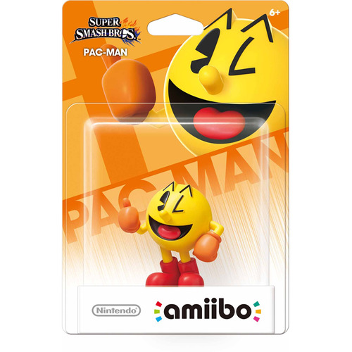 Figura Amiibo Pac-man Super Smash Bros Nintendo
