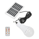 Lâmpada Solar Led De 7w, 5 Marchas, Controlada Por Luz Posit