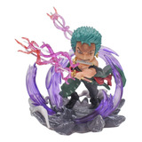 Figura De Colección Roronoa Zoro 10cm One Piece Animé + Caja