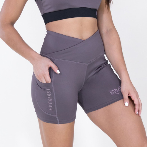 Pantaloneta V-waist Femenino Everlast Lila