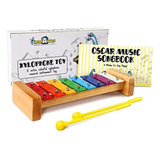 Miniartis Xilófono Para Niños | 8 Notas Diatónicas Color.