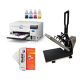 Impresora Epson F170 Sublimacion + Estampadora 38x38+ Papel