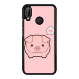 Funda Protector Para Huawei Cerdito Cerdo Puerquito 01