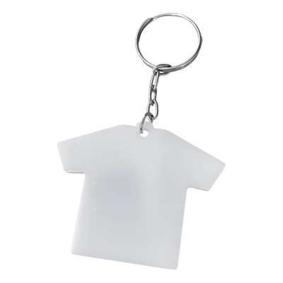Llaveros Playera Camiseta Sublimar 50 Pza Acrílico Blanco Blanco