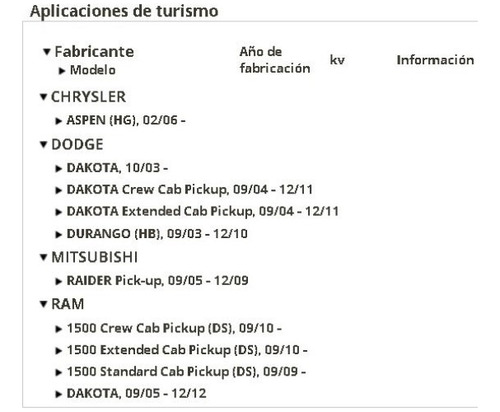 Pastillas Frenos Delantera Dodge Dakota 2006-2008 Foto 5