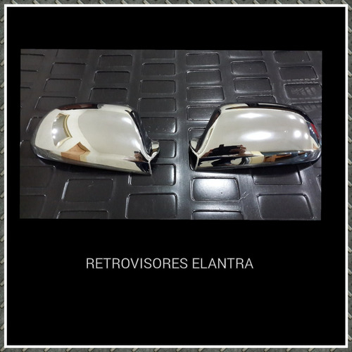 Cobertor Cromado De Retrovisores Elantra 2001 Al 2014 Foto 2