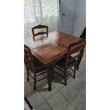 Juego De Comedor Provenzal Antiguo Inigualable Estado