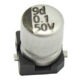 2pz Paq. Cems-.1/50v Capacitor Electrolitico Smd 0.1uf/ 50v