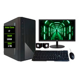 Computador Intel I7 16gb Ssd 1tb Monitor 20 - Completo 