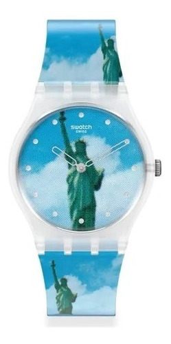 Reloj Swatch Gz351 New York By Tadanori Yokoo Agente Oficial