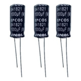 500x Capacitor Eletrolítico 1000uf (1000mf) 25v 85°c B41821