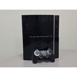 Playstation Ps3 Fat Cechl01 Hen Com Hd De 500gb + Controle 