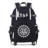 Mochila Escolar Luminosa Roffatide Anime Black Butler Para O