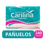 Carilina Pañuelos Doble Hoja X 24 Paquetes De 10 Descartable