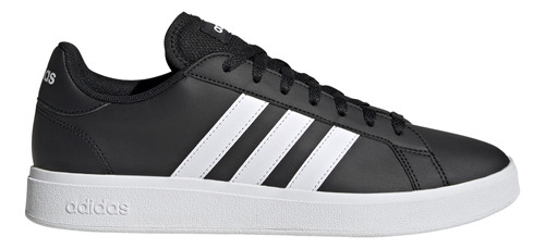 Tenis Grand Court adidas Color Negro Con Blanco Para Hombre