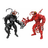 Figura Venom Vs Carnage Liberado Jugetes Articulados Con Luz