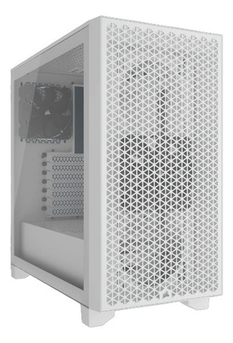 Gabinete Corsair 3000d, Con Ventana, Midi-tower Atx, Usb /vc Color Blanco