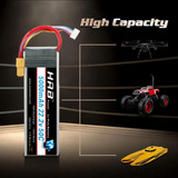 Hrb 5000mah 50c 6s 22.2v Rc Lipo Batería Xt90 Enchufe Para D