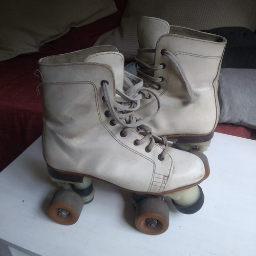 Patines Bota 100% Cuero, Aluminio  N*38