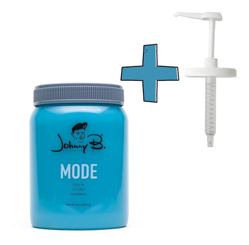 Gel Mode Johnny B. Para Peinado 64oz Con Dispensador 