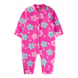 Macacão Soft Bebê Menina Roupa Fleece Infantil Inverno Frio