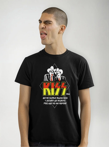 Playera Negra Hombre Kissiera, Cadetes De Linares