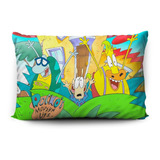 Funda De Almohada Rocko 70x45cm Doble Estampado Vudú Love 