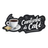 Cantinho Do Café Letras Em Mdf Decorativo 3mm 37x17cm