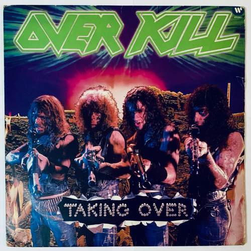 Lp Vinil Overkill - Taking Over ( Metallica, Testament)