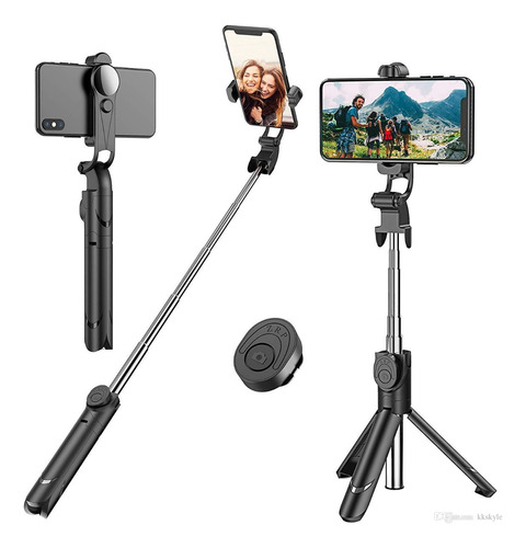 Bastão Tripé Mini 360º Pau De Selfie Bluetooth 3em 1 Celular