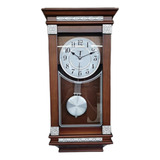 Reloj Mural Péndulo De Madera Timesonic P339