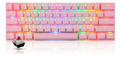 Motospeed Ck62 61 Teclas Rgb Teclado Mecánico Usb Cableado B