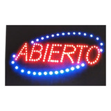 Cartel Led Abierto 25 X 48 Importado X 10 Rebajado 35%