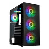 Gabinete Gamer Kolink Observatory Hf Mesh Black 6 Coolers