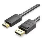 Cabo Displayport High Speed X Hdmi 4k Com 3 Metros