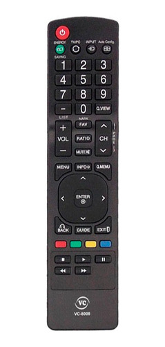 Controle Compatível Tv LG Plasma 50pa4500  50pa4900 50pa6500