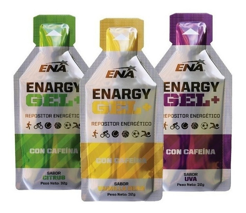 Ena Cajas Enargy Gel Ena Cafeina + Ginseng Energía 