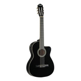 Violão Nylon Preto Eletrico Tagima  Memphis Ac 60 Bk Black