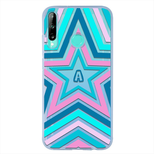 Funda Para Huawei Estrellas Personalizada Con Tu Inicial