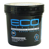 Eco Style Gel De Estilo Super Proteína, Negro
