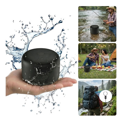 Bocina Inalámbrica Portátil Bluetooth Waterproof Recargable