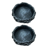 2 Piezas De Plato De Agua Para Reptiles, Plato De