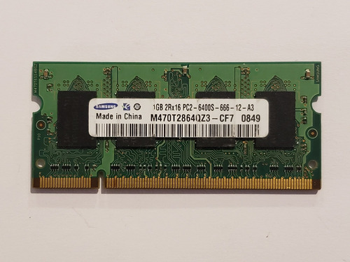 Memoria Ddr2 1gb Samsung Laptop