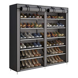  Zapatera Doble Armable Organizador 6 Niveles 114x29x108cm